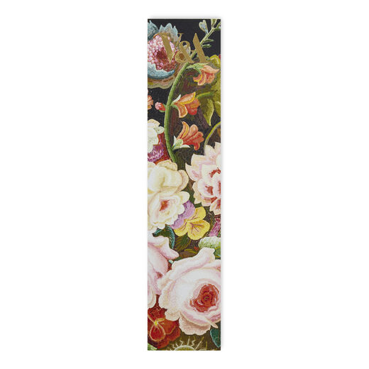 Micromosaic florals leather bookmark